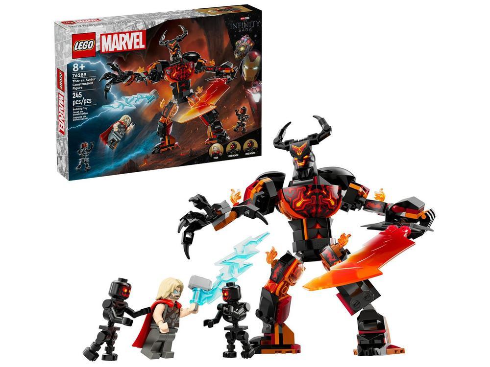 LEGO Marvel Figura para Construir Thor vs. Surtur  - 1