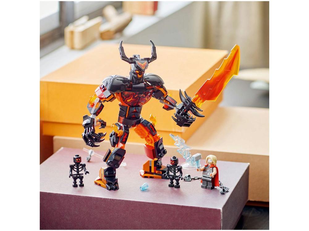 LEGO Marvel Figura para Construir Thor vs. Surtur  - 4
