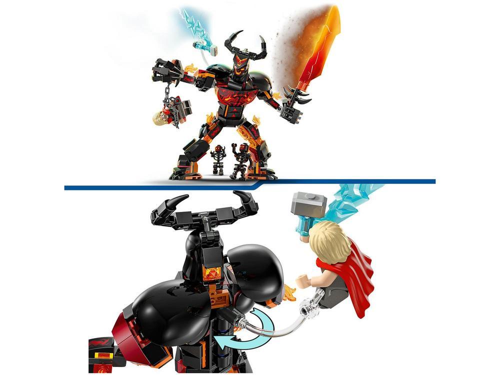 LEGO Marvel Figura para Construir Thor vs. Surtur  - 6