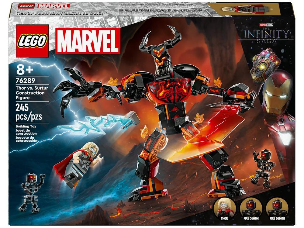 LEGO Marvel Figura para Construir Thor vs. Surtur  - 8