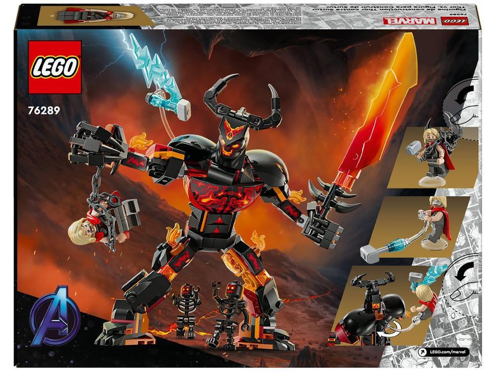 LEGO Marvel Figura para Construir Thor vs. Surtur  - 9