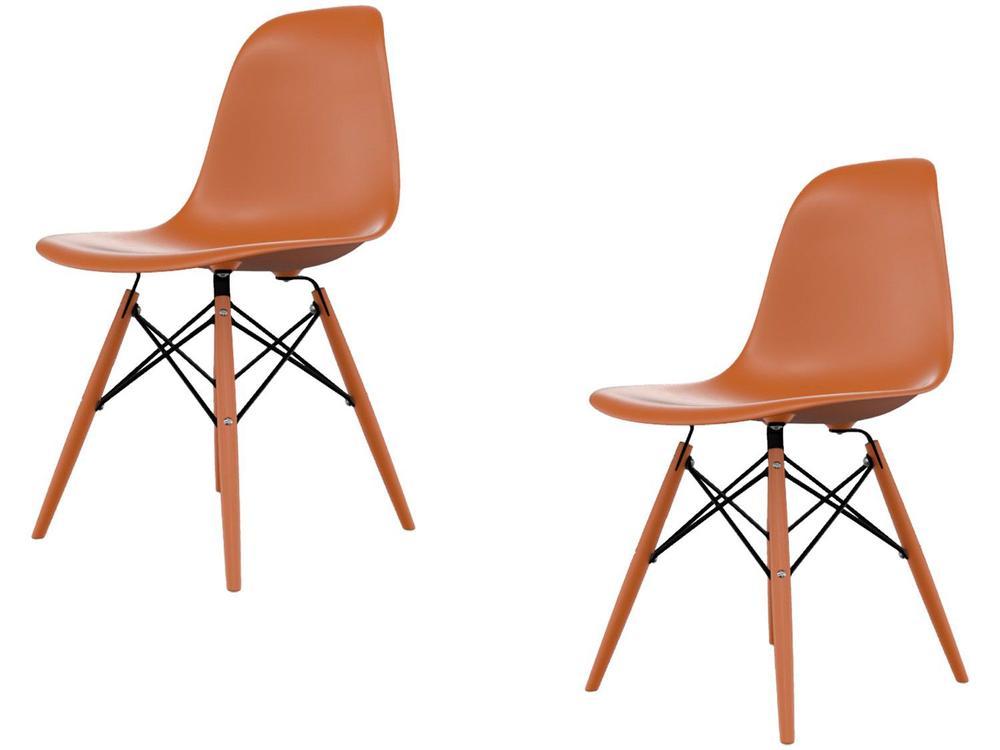 Jogo de Cadeiras de Polipropileno Empório Tiffany Eames DSW 2 Peças - 1