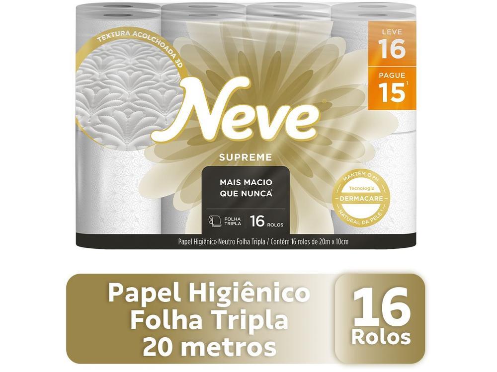 Papel Higiênico Folha Tripla Neve Supreme - 2