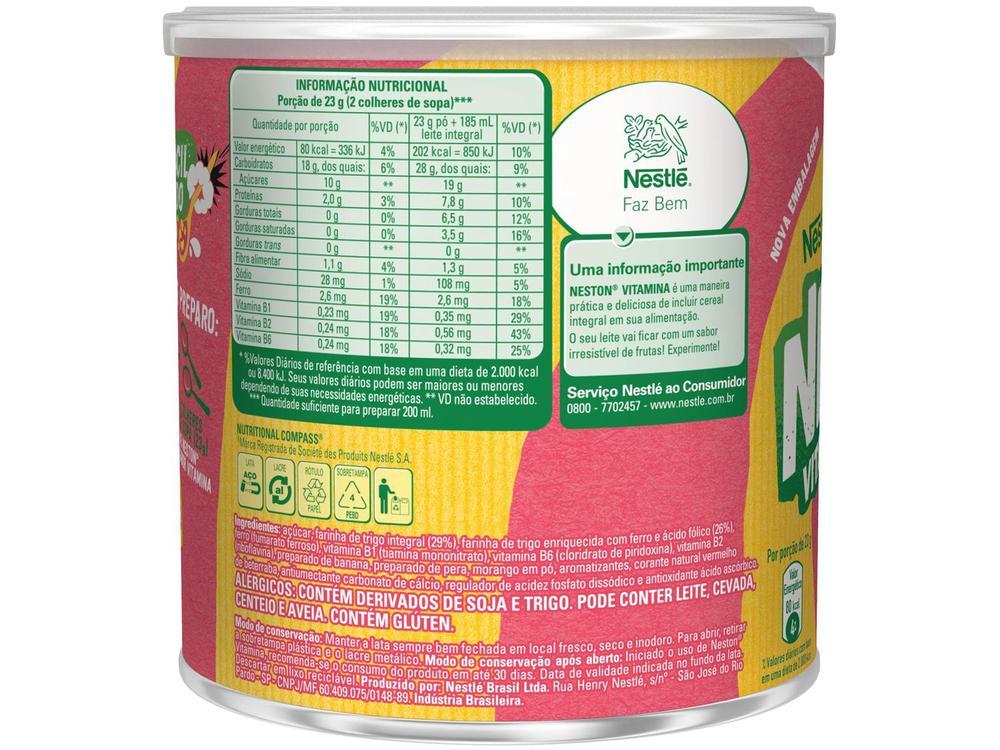 Cereal Matinal Vitamina de Pera Morango e Banana Neston Vitamina 400g - 8