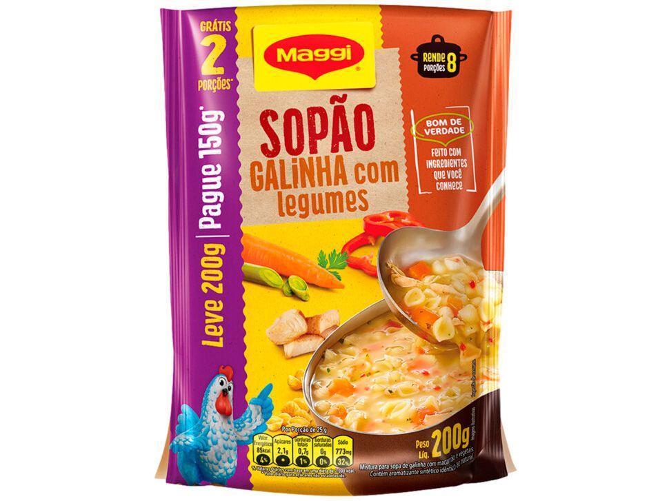 Sopão Galinha com Legumes Maggi 200g - 1