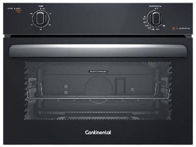 Forno a Gás de Embutir Continental 50L Preto