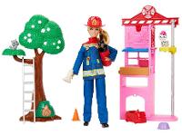 Playset Barbie Profissões Bombeira Mattel - 1