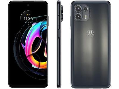 Smartphone Motorola Edge 20 Lite 128GB Grafite 5G 6GB RAM Tela 6,7” Câm. Tripla + Selfie 32M