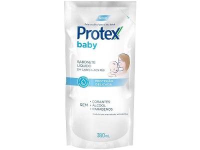 Sabonete Líquido Para Bebê Protex Baby Delicate Care Refil 380ml