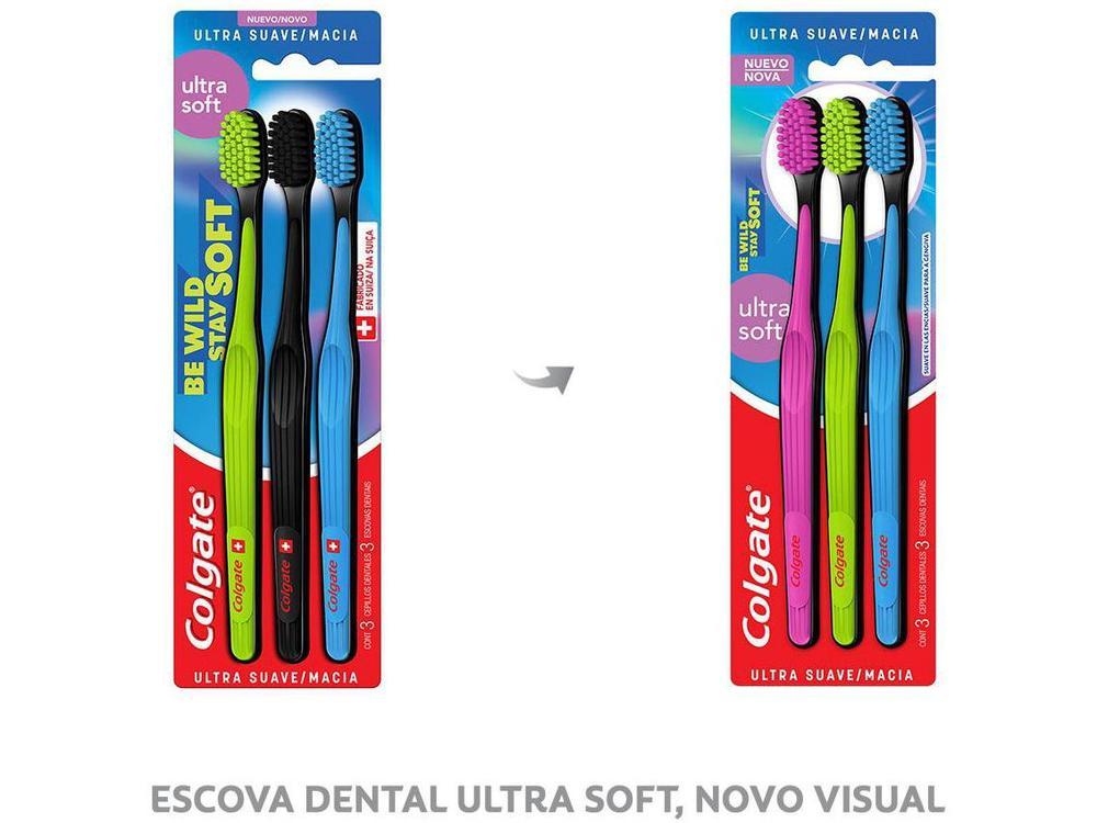 Escova de Dente Colgate Ultra Soft 3 Unidades - 3