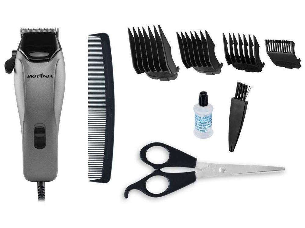 Máquina de Cortar Cabelo Britânia BCR18T Titanium 5 Níveis de Altura 1 Velocidade - 3