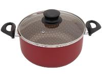 Jogo de Panelas Tramontina Antiaderente de Alumínio Vermelho 10 Peças Paris - 9