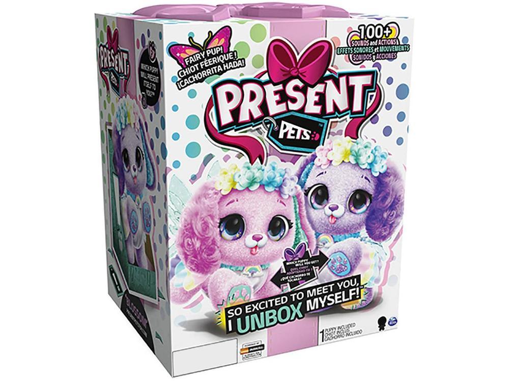 Pelúcia Present Pets Rainbow Fairy Emite Som - 6