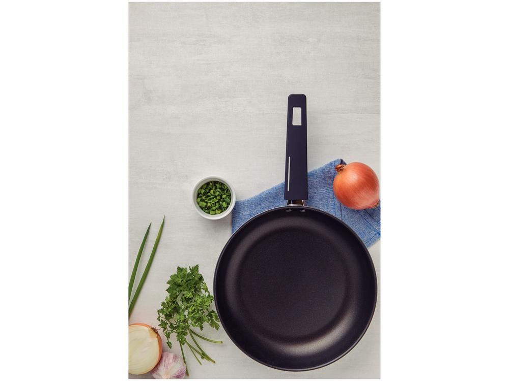Frigideira Antiaderente Tramontina Inox Fundo Triplo Grano Baquelite 20cm - 4
