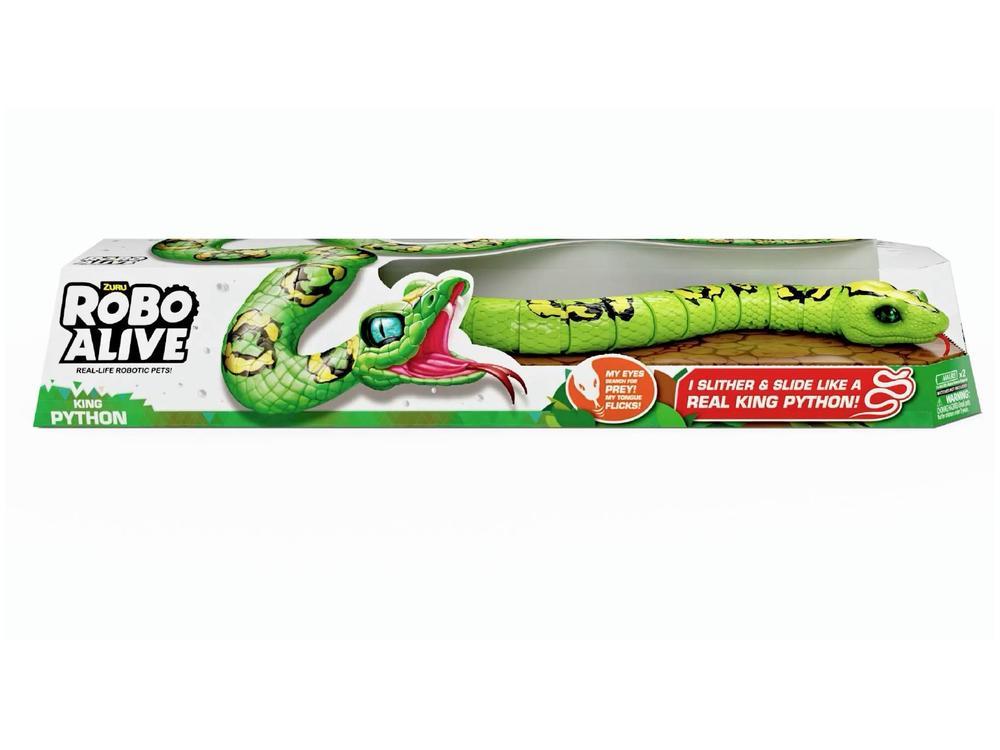 Animais de Brinquedo Robo Alive Giant Python - 4