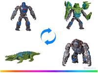 Boneco Transformers Optimus Primal e Skullcruncher - 2