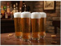 Jogo de Copos de Vidro para Cerveja Transparente