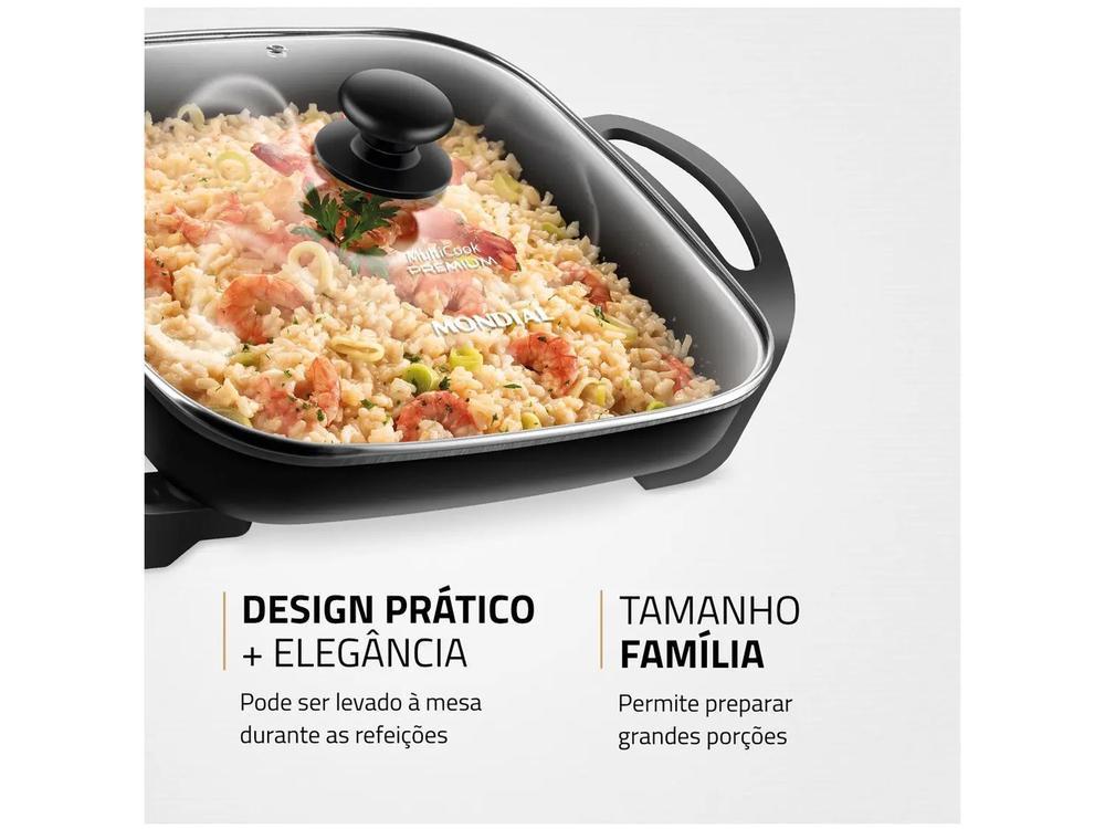 Panela Elétrica Multifuncional Quadrada Mondial - 5