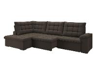 Sofá de Canto 6 Lugares Retrátil Reclinável Suede Veludo Dallas Flexforma Estofados - 5