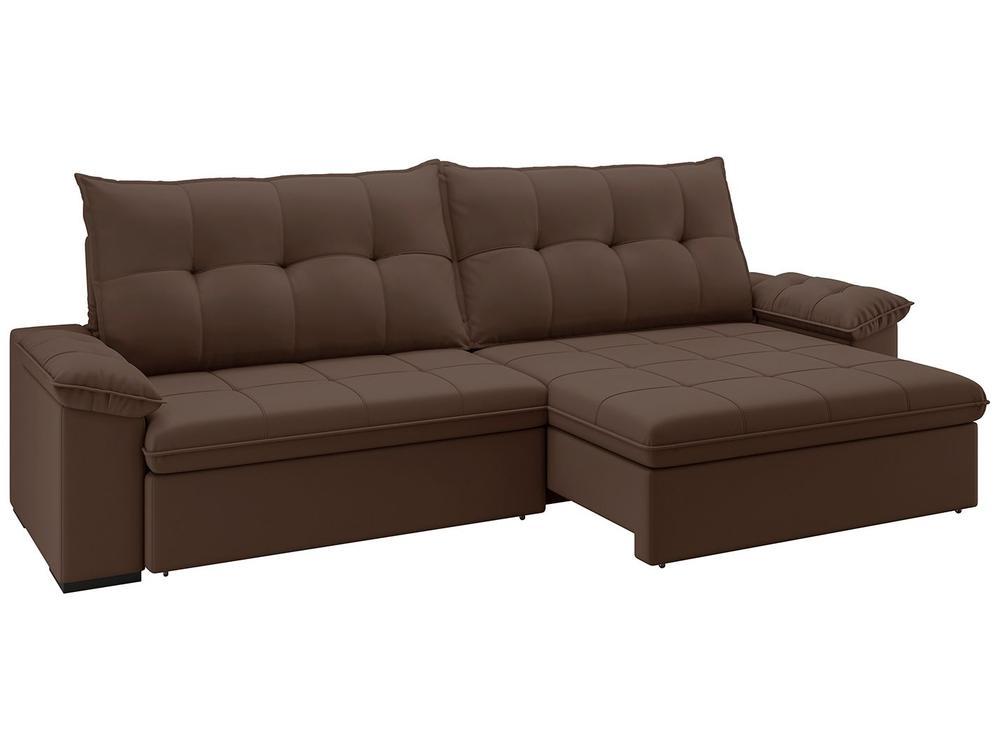 Sofá 4 Lugares Retrátil Reclinável Suede Veludo Triiton Flexforma Estofados - 4