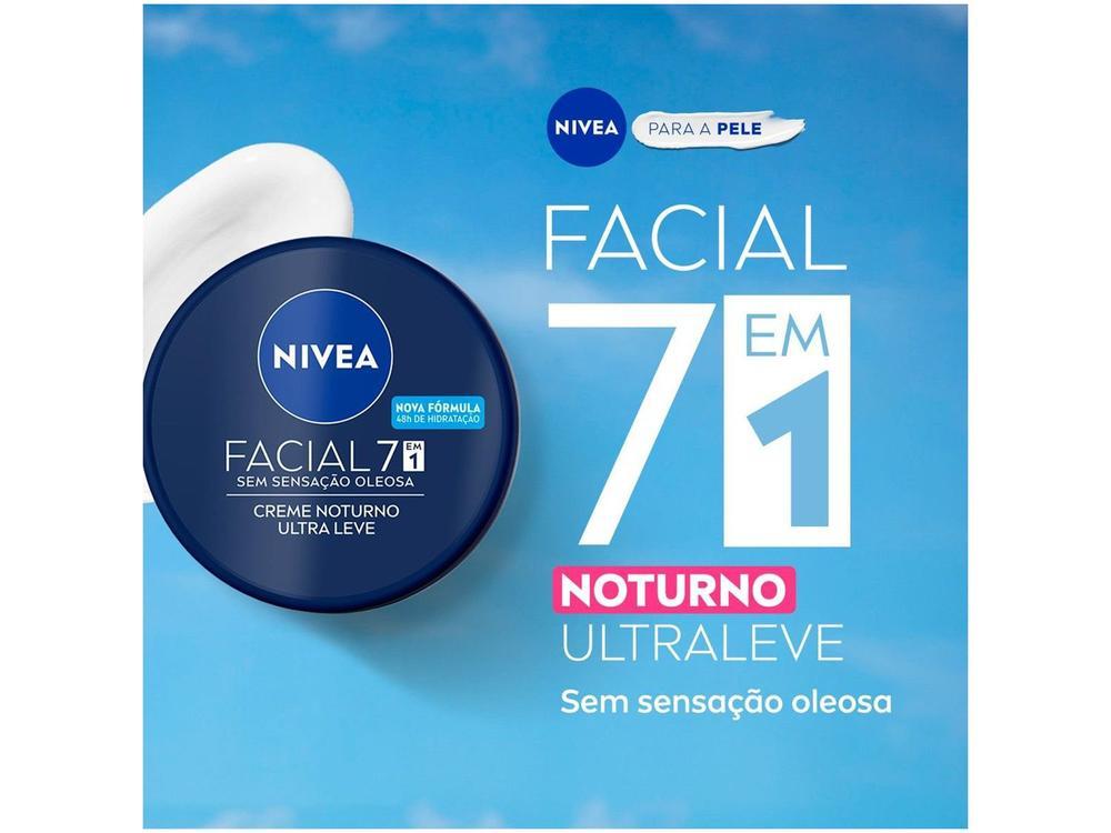 Creme Facial Noturno NIVEA Ultraleve 7 em 1 100g - 3