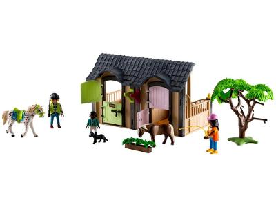Playset Playmobil Fazenda dos Pôneis Aulas de