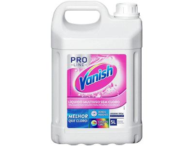 Tira Manchas Vanish Líquido Multiuso Para Roupas Coloridas Pro Line 5L