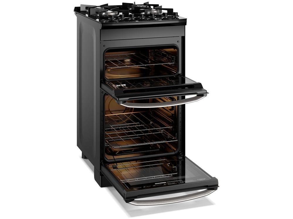 Fogão 4 Bocas Electrolux Preto Mesa de Vidro com Timer PerfectCook e Multi Chama FE4DP - 14