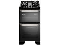Fogão 4 Bocas Electrolux Preto Mesa de Vidro com Timer PerfectCook e Multi Chama FE4DP - 10