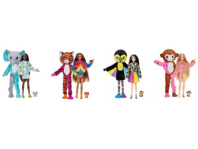 Boneca Barbie Série Selva Cutie Reveal Mattel