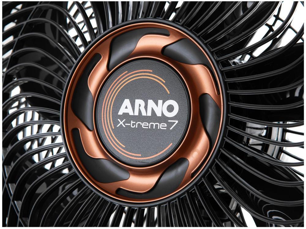 Ventilador de Mesa Arno X-Treme 7 40cm 7 Pás 3 Velocidades Cinza e Cobre - 9