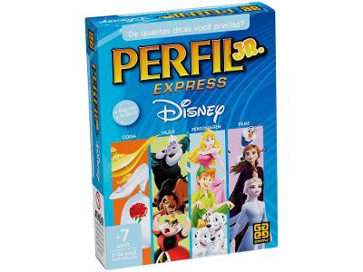 Jogo de Cartas Disney Perfil Jr. Express Grow