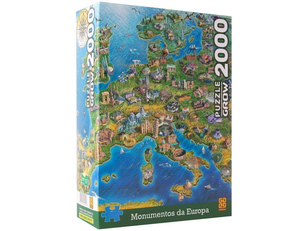 Quebra-cabeça 2000 Peças Puzzle Monumentos da - 1