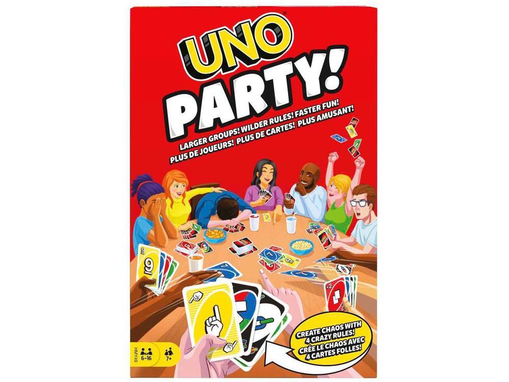 Jogo UNO Party! Mattel 224 Cartas - 1