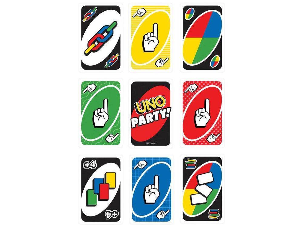 Jogo UNO Party! Mattel 224 Cartas - 4