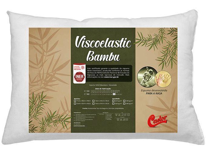 Travesseiro Castor Viscoelastic Bambu - 1