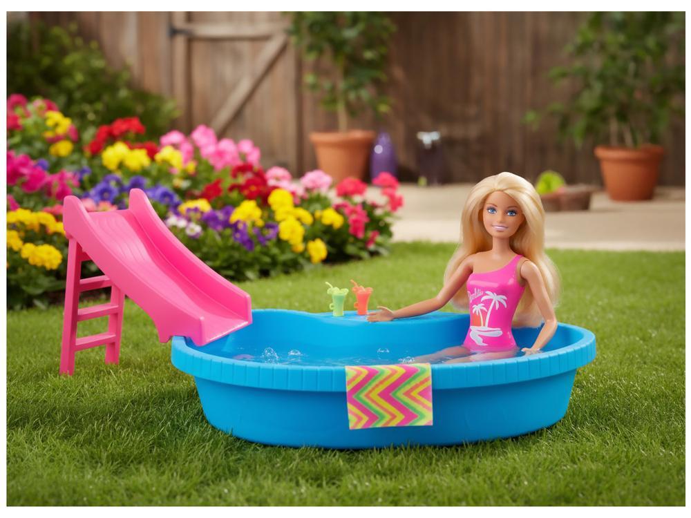 Boneca Barbie Piscina Glam com Piscina - 2