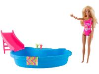 Boneca Barbie Piscina Glam com Piscina - 1