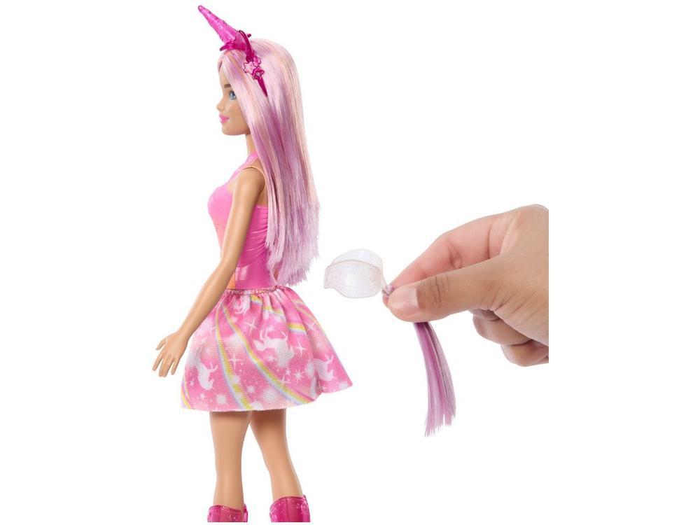 Boneca Barbie Saia de Unicórnio de Sonho Rosa - 3