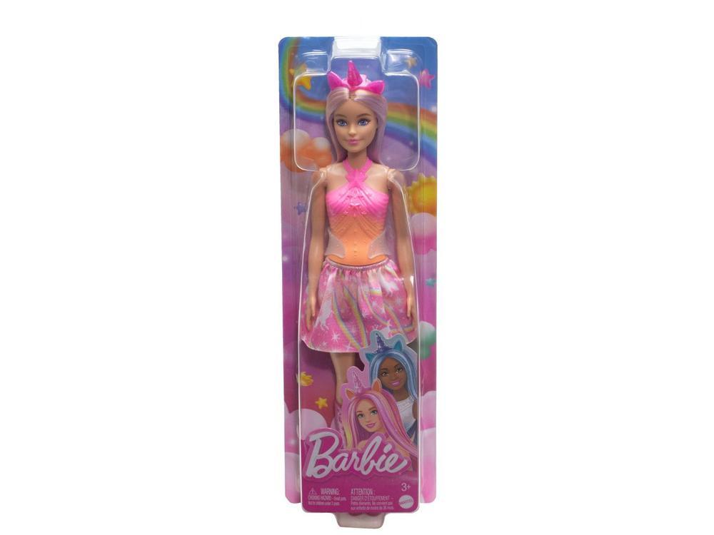 Boneca Barbie Saia de Unicórnio de Sonho Rosa - 5