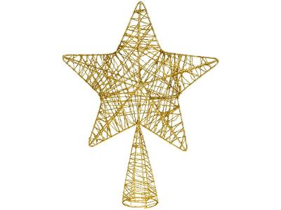 Ponteira para Árvore de Natal 40cm Dourada