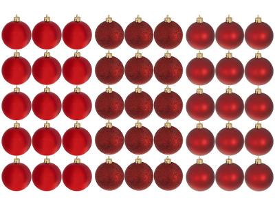 Kit Bola de Natal Vermelha NATAL073 Casambiente 