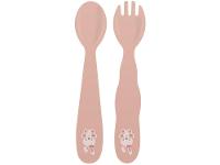 Kit Talher Infantil Tramontina Coelho Le Petit Rosa 2 Peças - 1