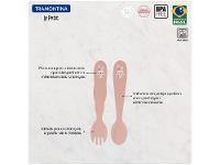 Kit Talher Infantil Tramontina Coelho Le Petit Rosa 2 Peças - 5