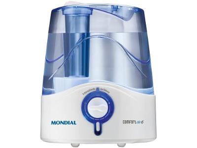 Umidificador Portátil Ultrassônico Mondial Comfort Air 6 4L