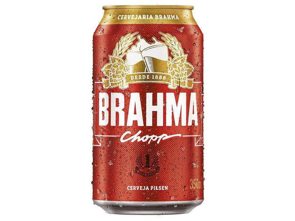 Cerveja Brahma Chopp Pilsen Lager 12 Unidades 350ml Lata - 3
