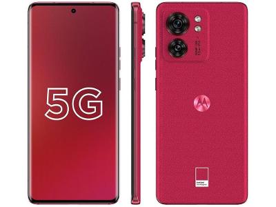 Smartphone Motorola Edge 40 256GB Magenta 5G Dimensity Octa-Core 8GB RAM 6,55" Câm. Dupla + Selfie 32MP