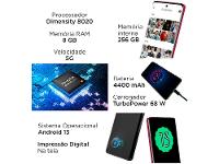 Smartphone Motorola Edge 40 256GB Magenta 5G Dimensity Octa-Core 8GB RAM 6,55" Câm. Dupla + Selfie 32MP - 5