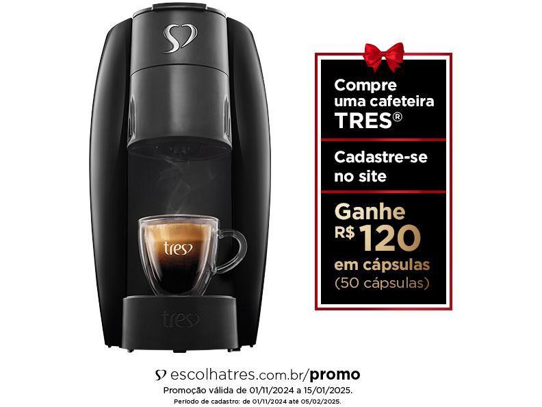 Cafeteira Espresso 3 Corações Lov Preto - 18
