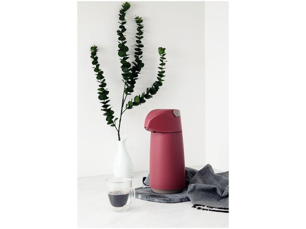 Garrafa Térmica Tramontina 1L Exata Vermelha - 2